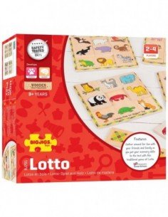 Žaidimas medinis LOTTO, 3m.+