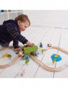 Rinkinys medinis  Traukinys... 2