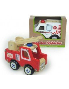 Mašina medinė, 15cm,...