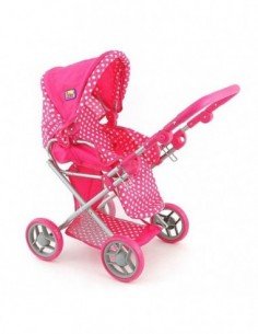 Vežimėlis 3 in 1 rožinis su...
