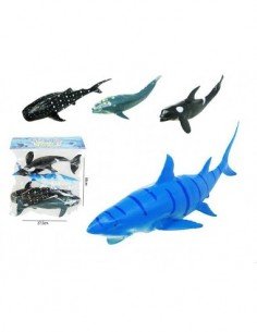 Jūros gyvūnai 4 vnt. 22-25cm 2