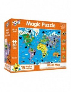Dėlionė MAGIC WORLD MAP, su...