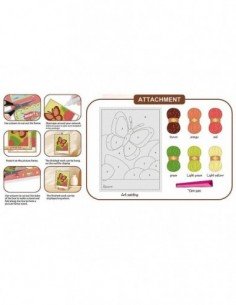 Piešimas siūlais Drugelis,... 2