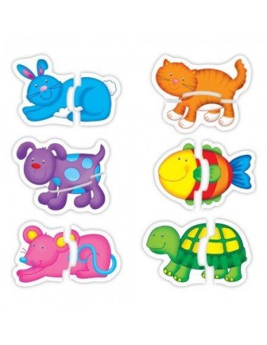 Dėlionė BABY PUZZLES PETS, 2 det., 6...