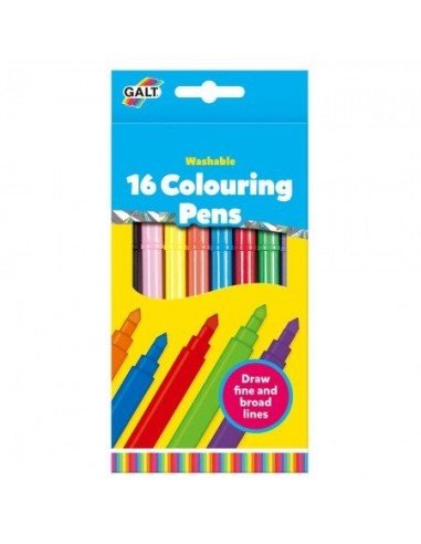 Flomasteriai plaunami 16 sp. , Galt