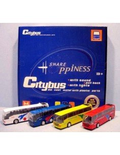 Autobusas metalinis 16cm su...