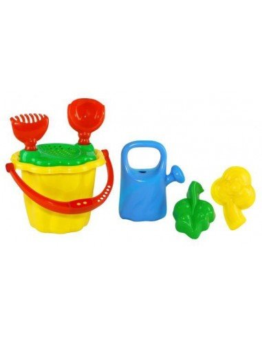 Smėlio Rinkinys kibirėlis 15cm +...