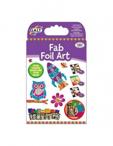 Rinkinys FAB FOIL ART, 6m.+, Galt