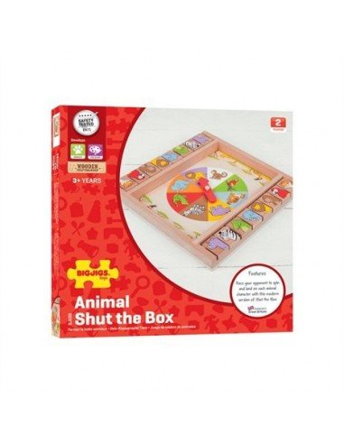 Žaidimas medinis ANIMAL SHUT THE BOX