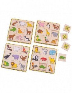 Žaidimas medinis LOTTO, 3m.+ 2