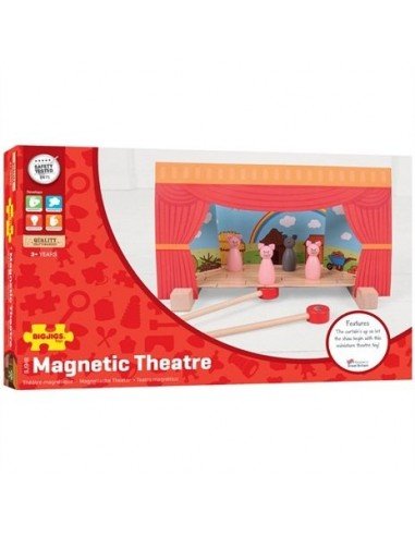 Teatras medinis, magnetinis, 3...