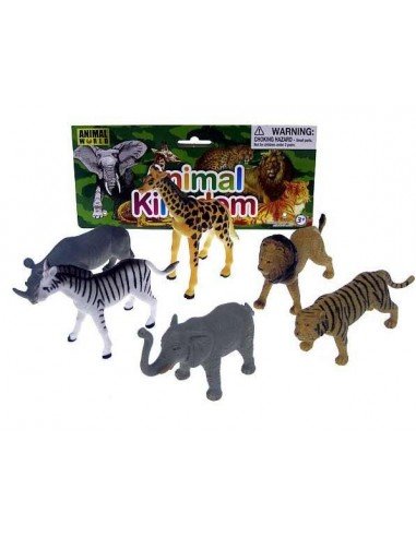 Afrikos žvėrys 6 vnt., 10-14 cm