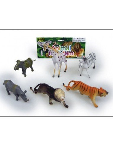 Afrikos gyvūnai, 14-16cm, 6 vnt.