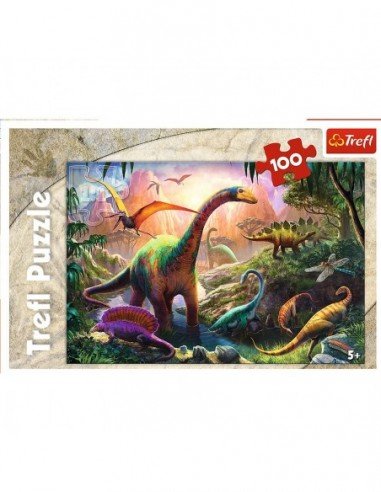 Dėlionė PUZZLE 100 Dinozaurai 16277