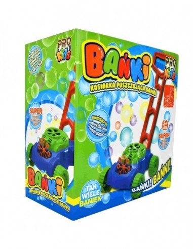 Žoliapjovė su muilo burbulais,...