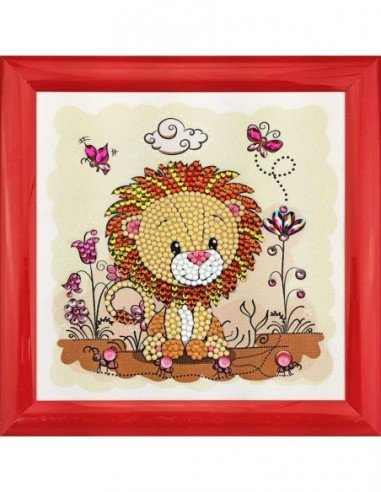 Rinkinys CRYSTAL ART Liūtas, 6m.+ su...