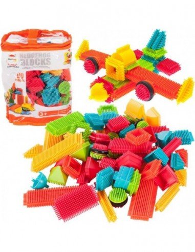 Konstruktoris ežiukai, 90 det. 3m.+