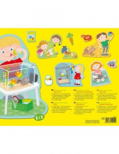 Dėlionė 5 in 1, 2,3,4 det. Naminiai...