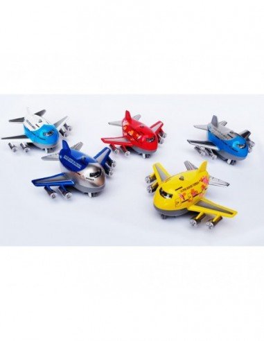 Lėktuvas metalinis JUMBO, 10cm su...