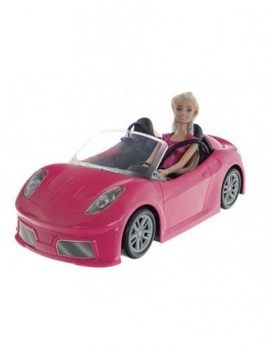 Lėlė 29cm su mašina 36cm