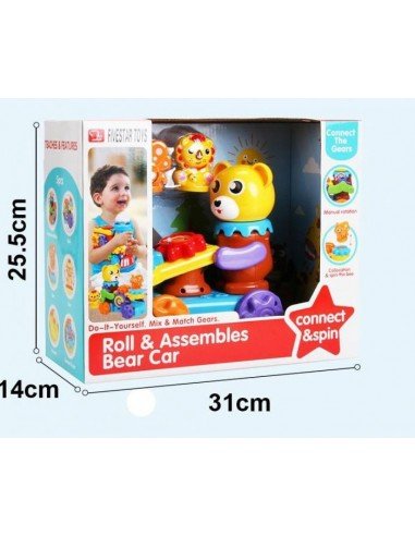 Meškučių mašinėlė Dėliok ir važiuok,...