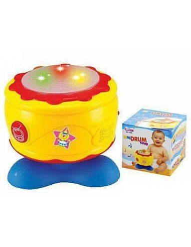 Būgnas kūdikiui 20cm 18 mėn.+, geltonas