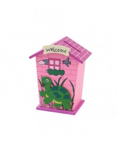 Taupyklė-namelis medinė