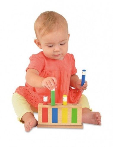 Žaidimas iš medžio POP-UP TOY, 12...