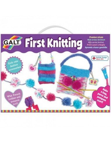 Rinkinys FIRST KNITTING nuo 6m., Galt