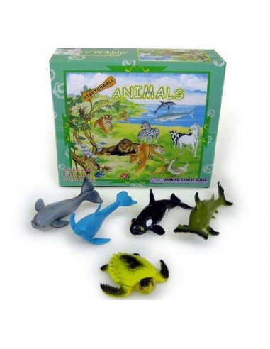 Jūros gūvūnai, silikoniniai 10-12cm,...