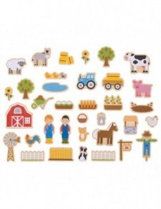 Medinės magnetinės...