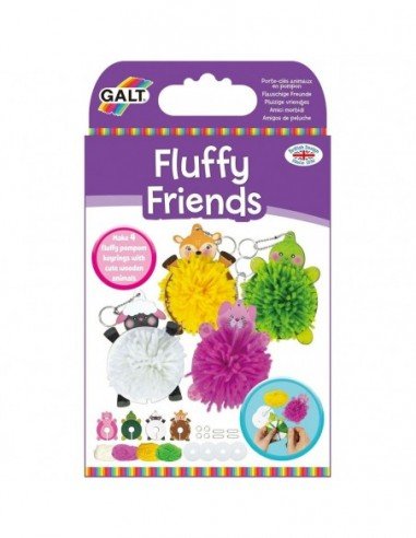 Rinkinys FLUFFY FRIENDS, 5m.+, Galt