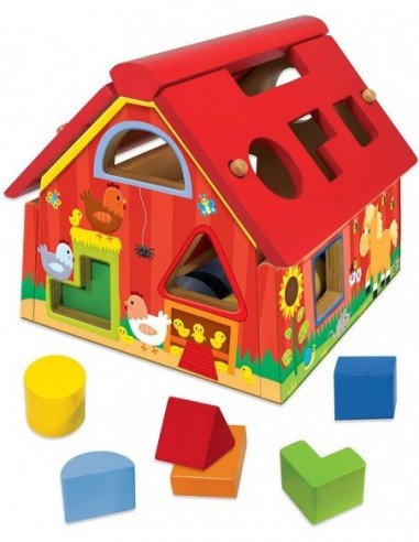 Medinis namelis rūšiavimui, Post and...