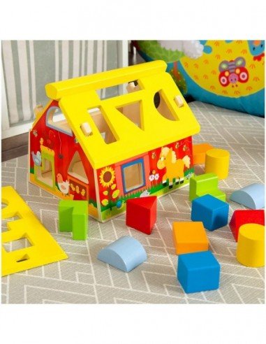 Medinis namelis rūšiavimui, Post and...