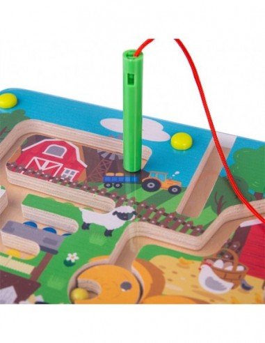 Žaidimas magnetinis medinis Galvok ir...