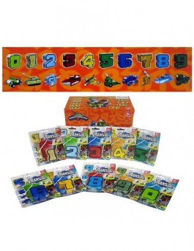 Transformeris Skaičiai -  Robotas/mašina