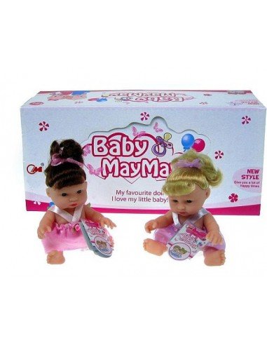 Lėlė su plaukais 16cm