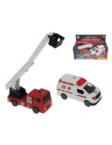 Mašina Gaisrinė 13cm + greitoji...