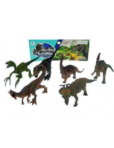 Rinkinys Dinozaurai 17cm 6 rūšių