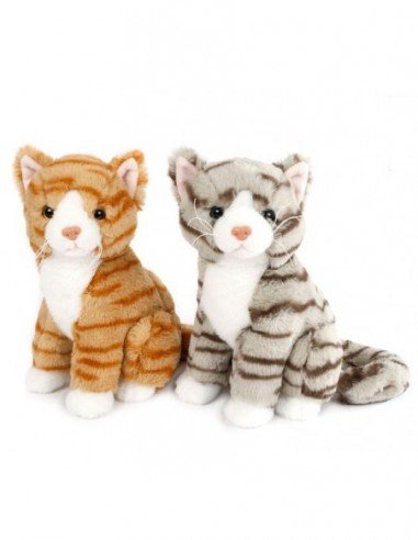 Minkštas sėdintis kačiukas, 2 rūš., 28cm