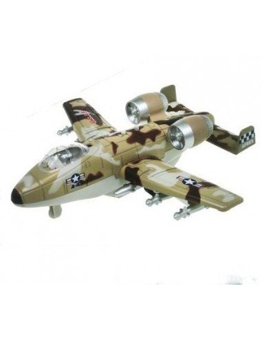 Lektuvas metalinis 15cm Fighter