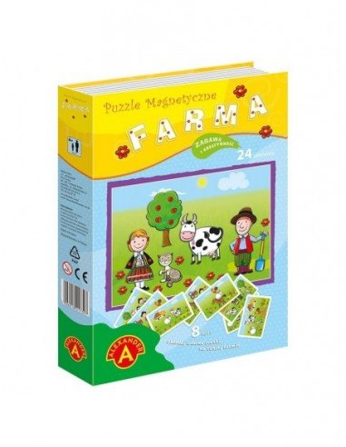 Magnetinė dėlionė Ferma 24 det. + 8...