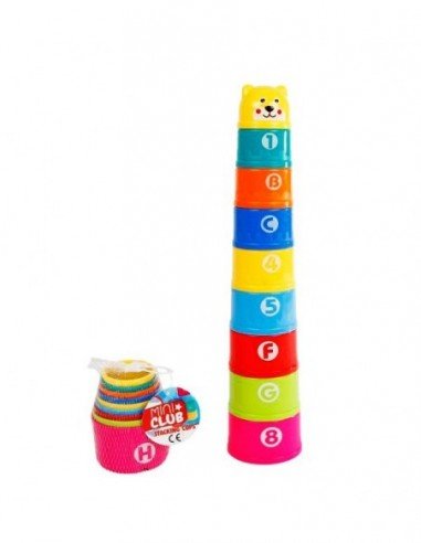 Piramidė puodeliai, 9 det., 38cm