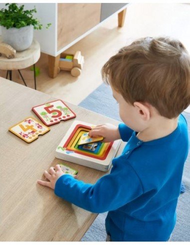 Medinė dėlionė SKAIČIAI, 12 mėn.+