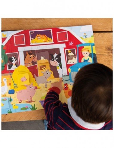 Dėlionė su durelėmis Who's Hiding 20...