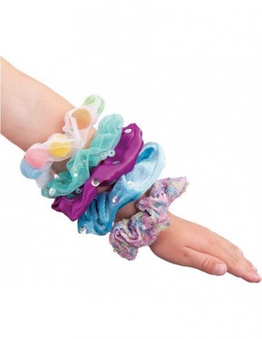 Rinkinys SPARKLY SCRUNCHIES, 5m.+, Galt