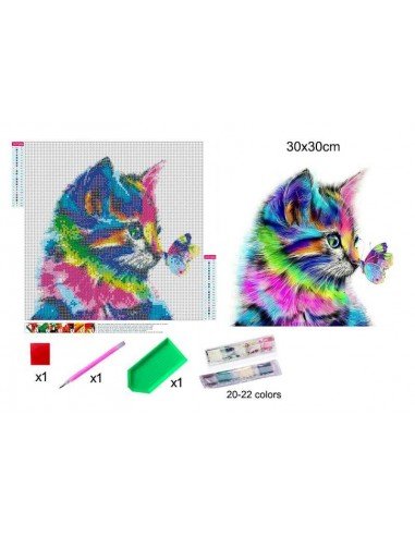 Rinkinys DIAMOND PAINTING, kačiukas...