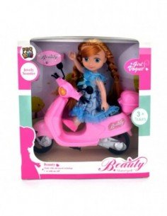 Lėlė ant skuterio, 22x22x6cm 2