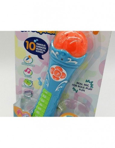 Mikrofonas karaokė su įrašymo...