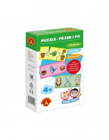 Dėlionė PUZZLE Prieš ir po, 36 det. 4m.+